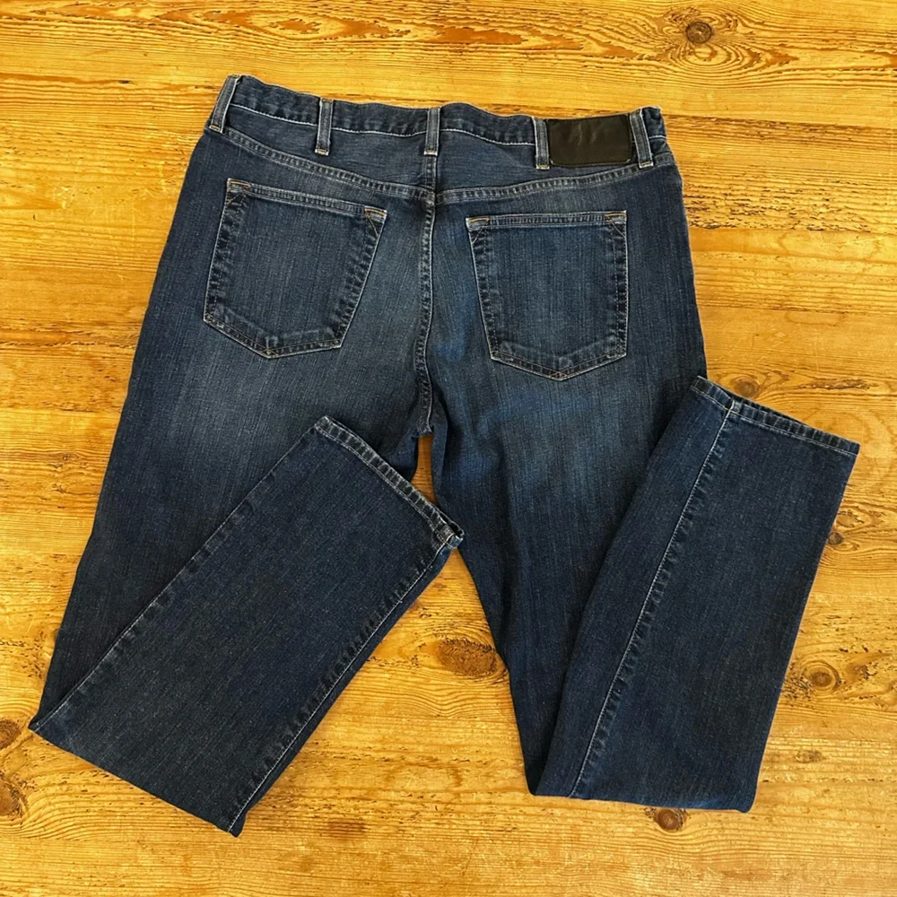 Eddie Bauer Men's Dark Blue Straight Jeans 36 x 34